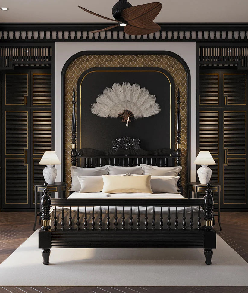 luxury four poster bed