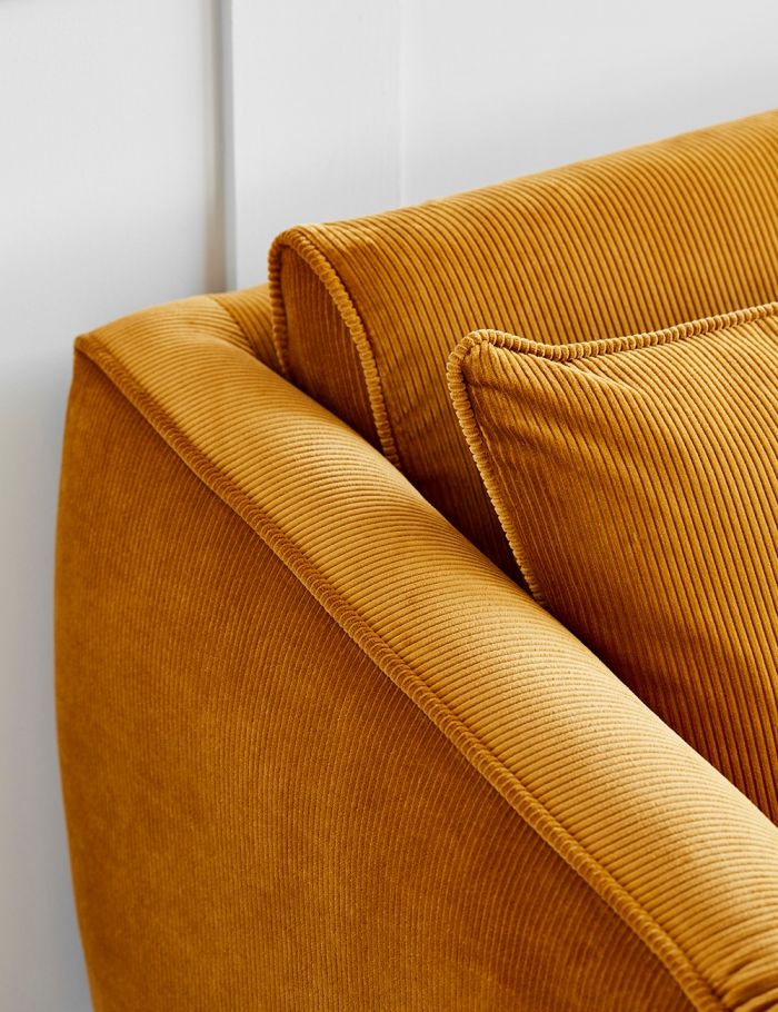 mango wood 3 seater sofa