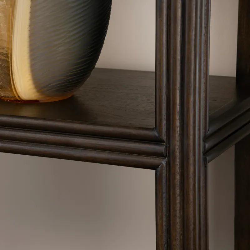  mango wood bookshelf