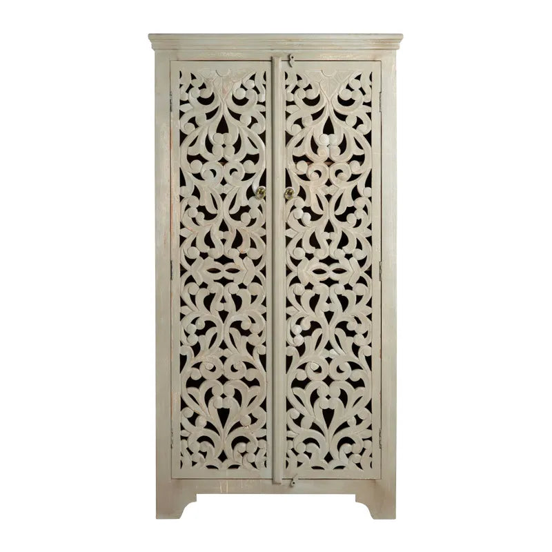  mango wood cabinet