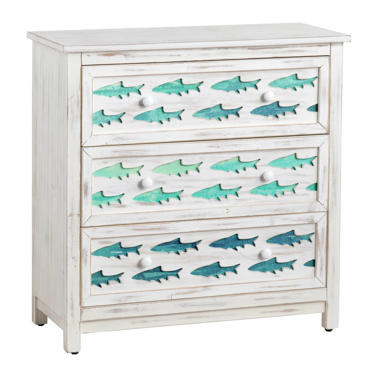  mango wood coastal chest