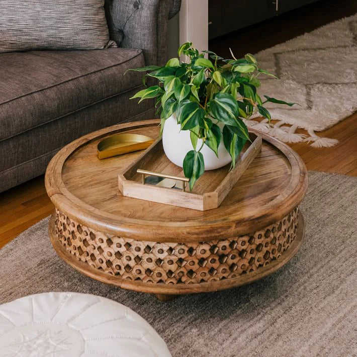  mango wood coffee table