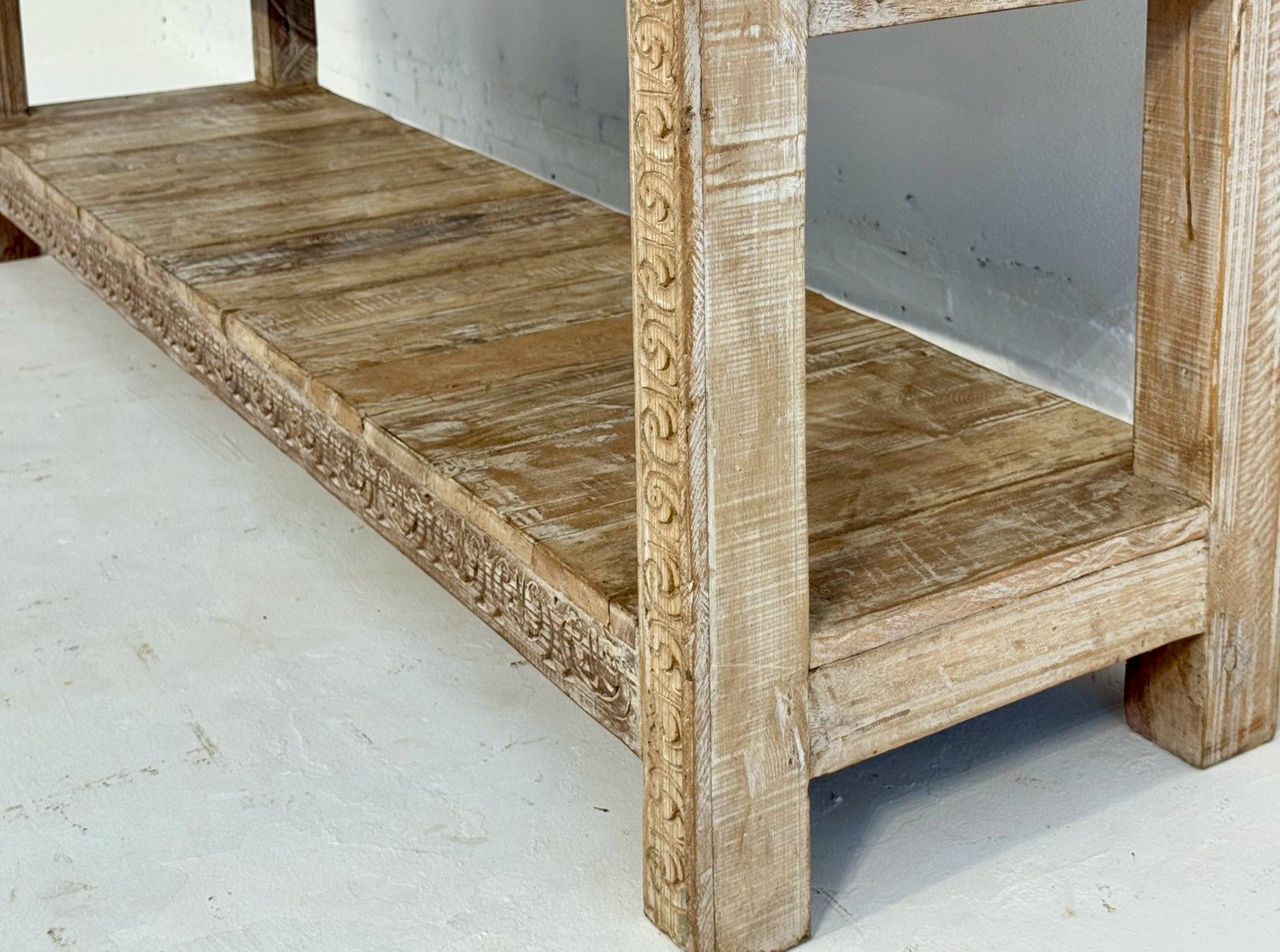 mango wood console tables