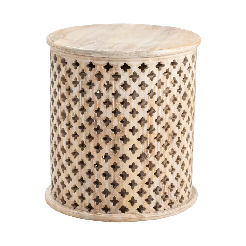 mango wood end table set