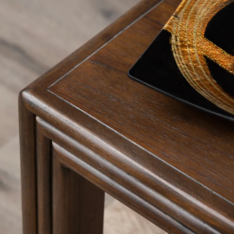  mango wood open cube 