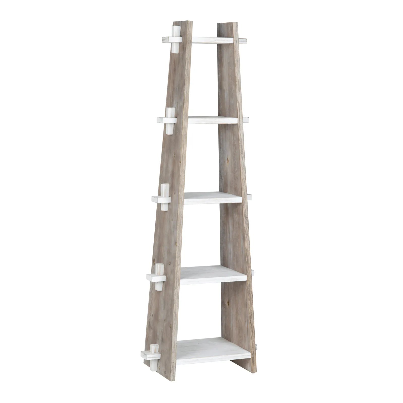 mango wood open shelf