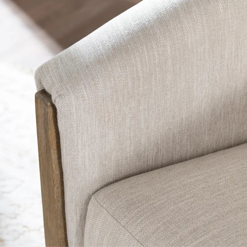 mango wood rustic armchair
