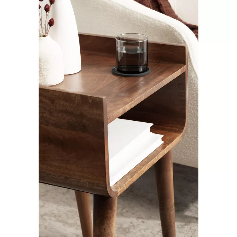  mango wood side end table