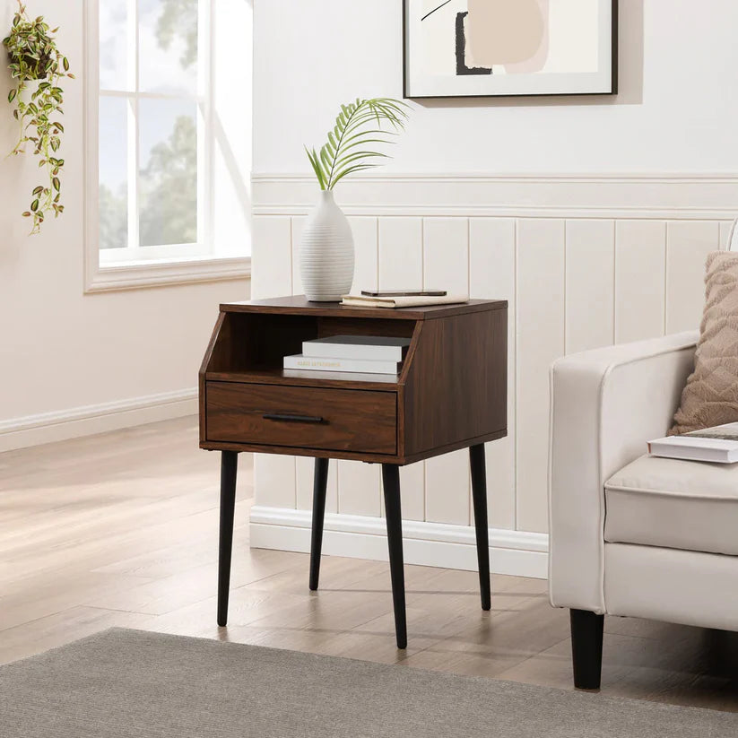 mango wood side table