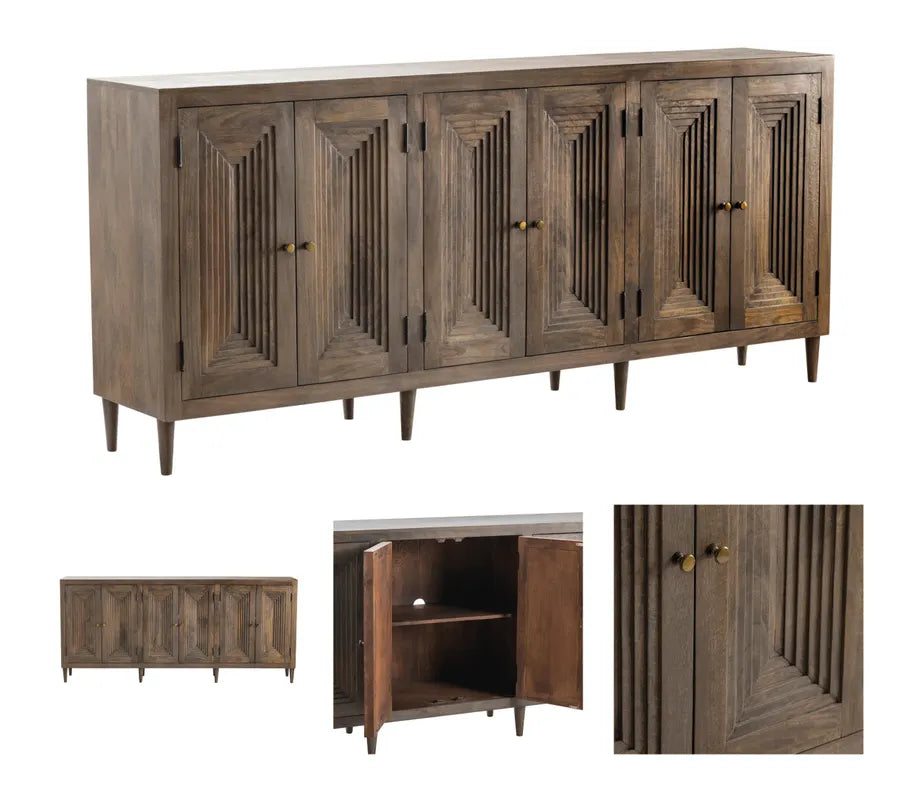 mango wood storage cabinets