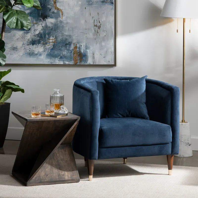 mariner deep blue armchair
