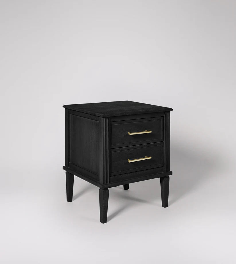 matte black nightstand