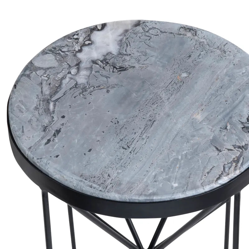 metal accent table