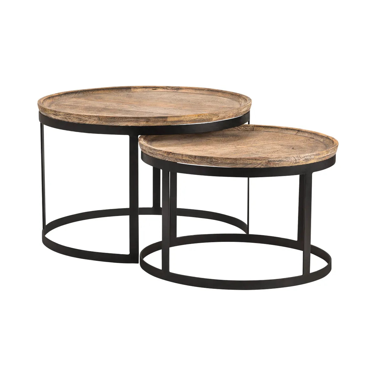 metal base nesting table