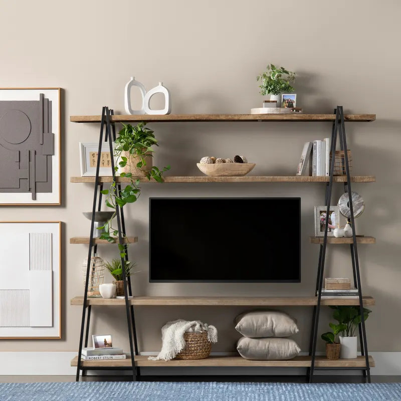 metal wood shelf