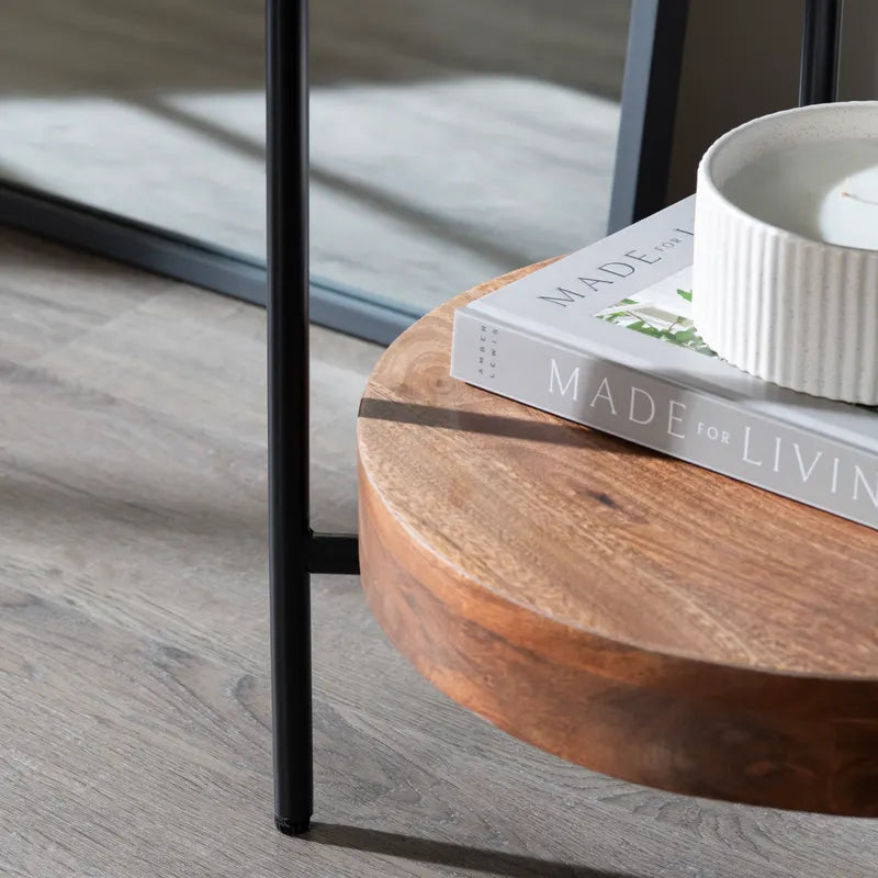 mid-century modern accent table
