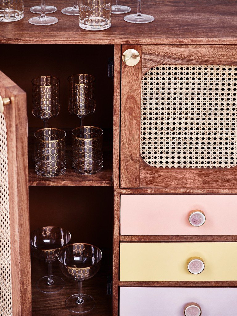mini wardrobe three cupboards