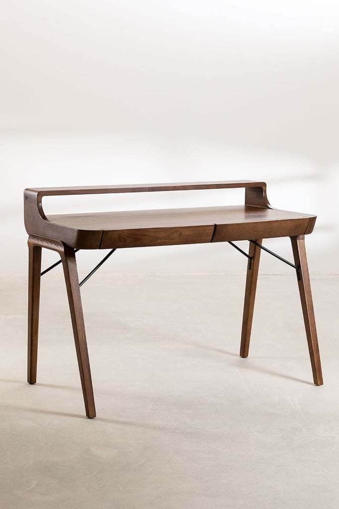 minimal handcrafted study desk