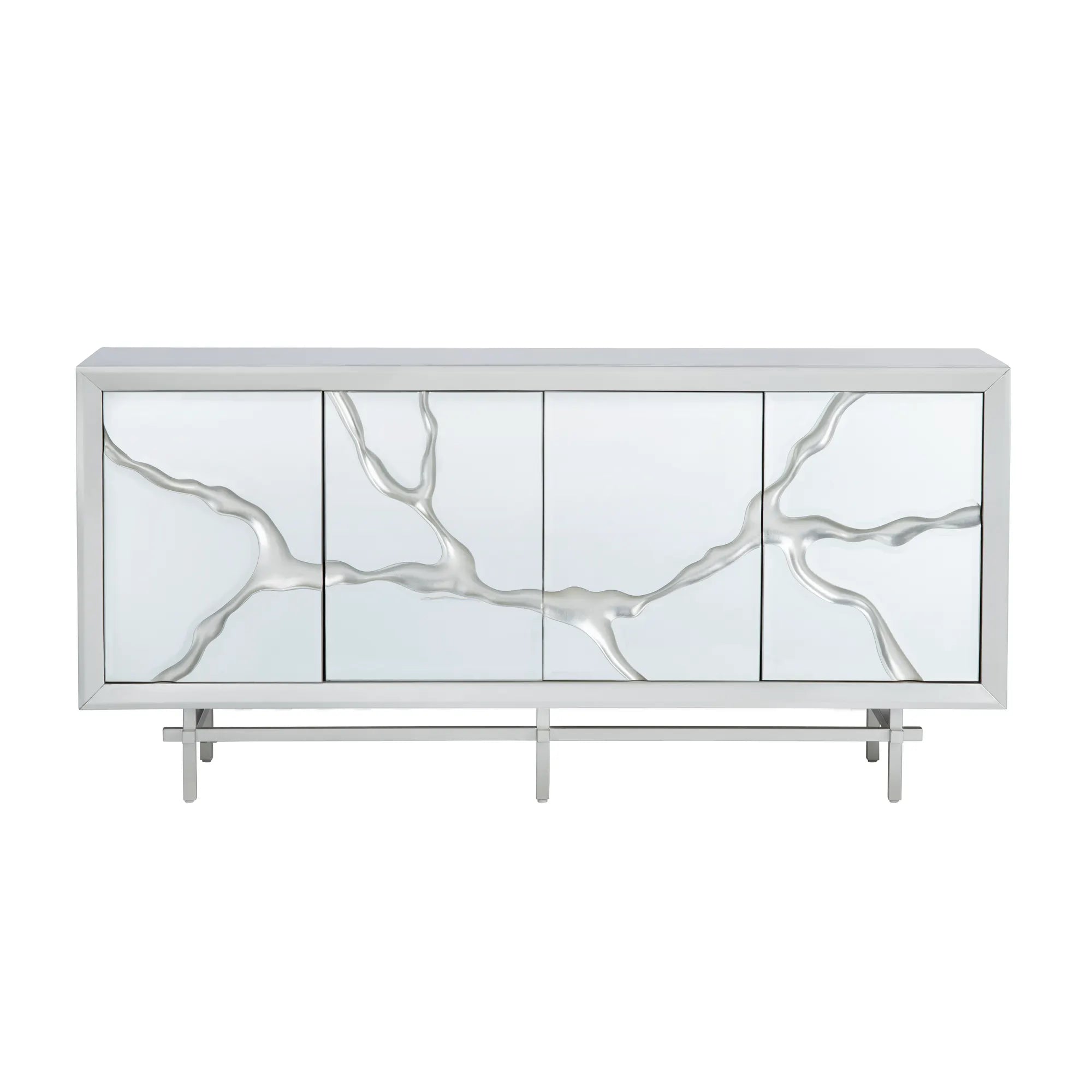 mirrored sideboard