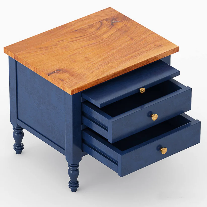 modern classic sheesham bedside