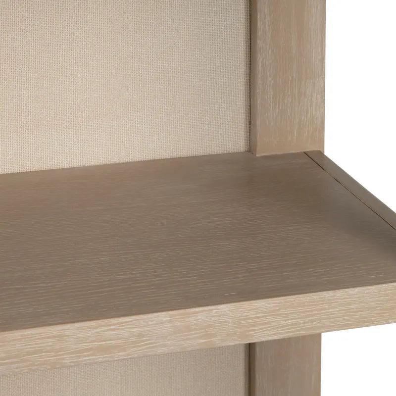 modern living room shelves