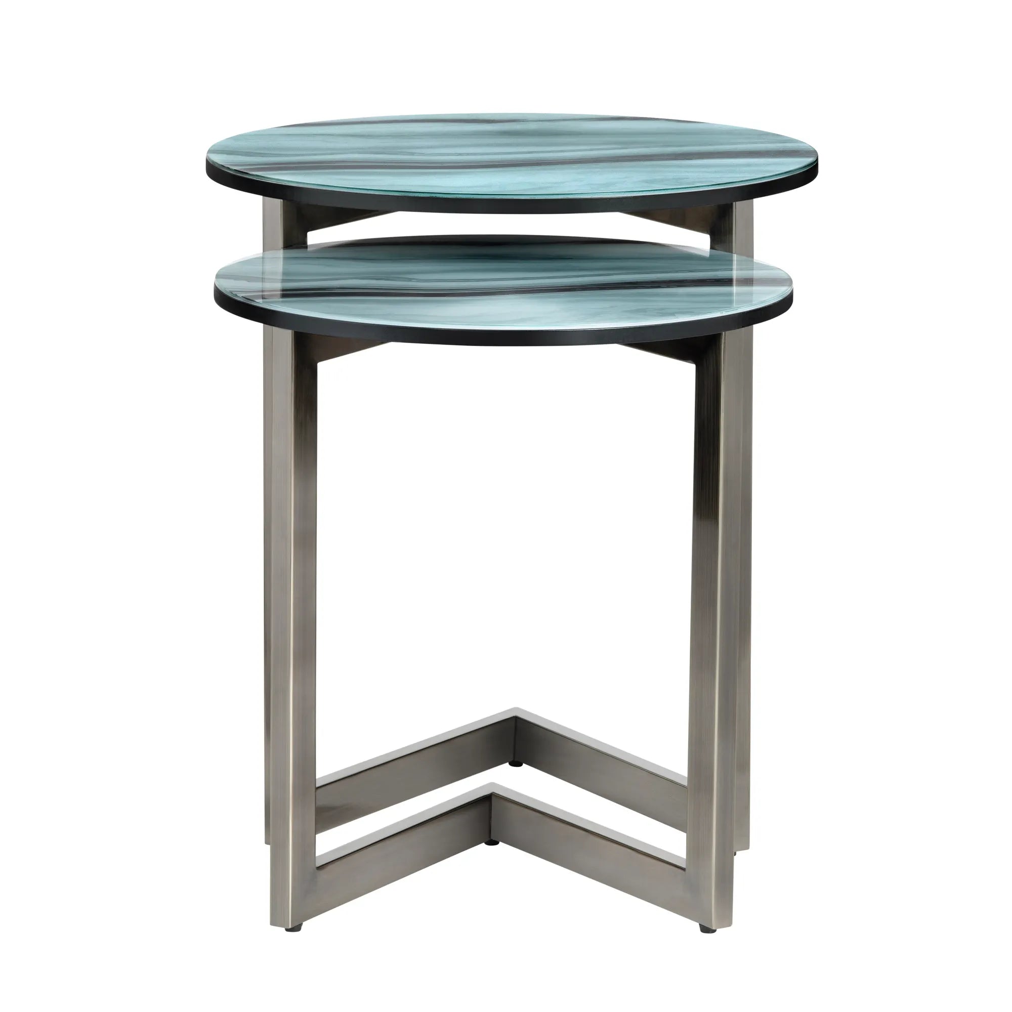  modern nesting table set
