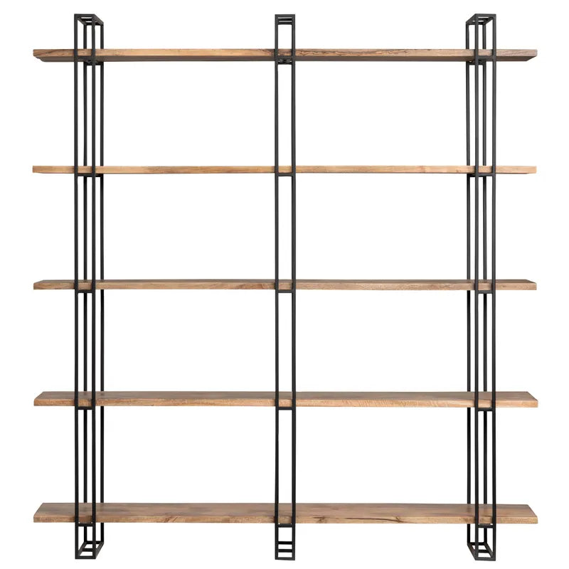 modern open shelf