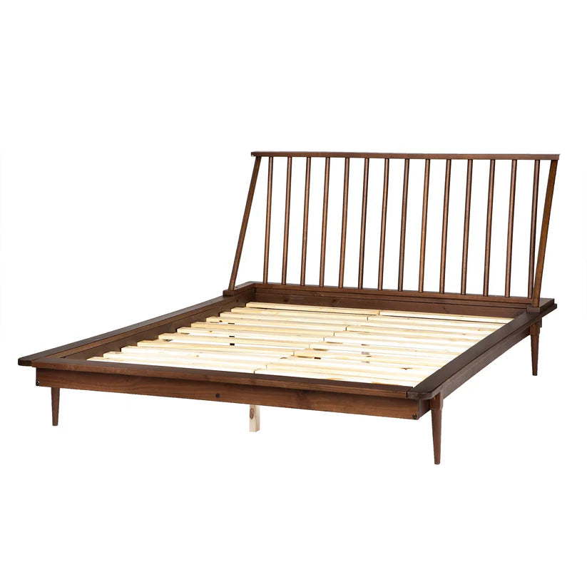modern platform queen bed