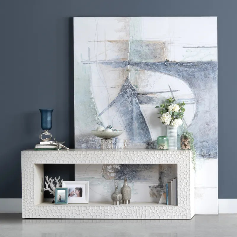 mosswood console table