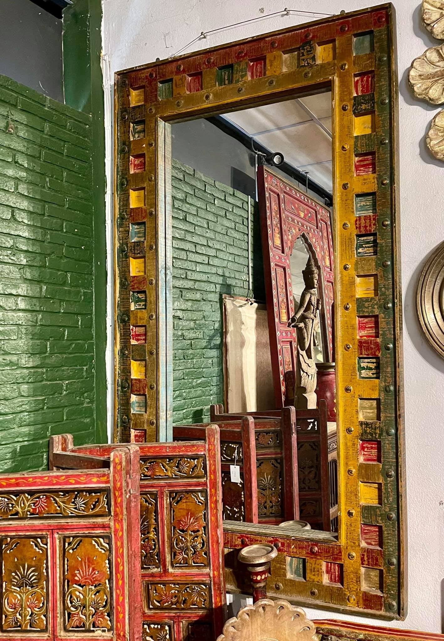 multi color wooden frame