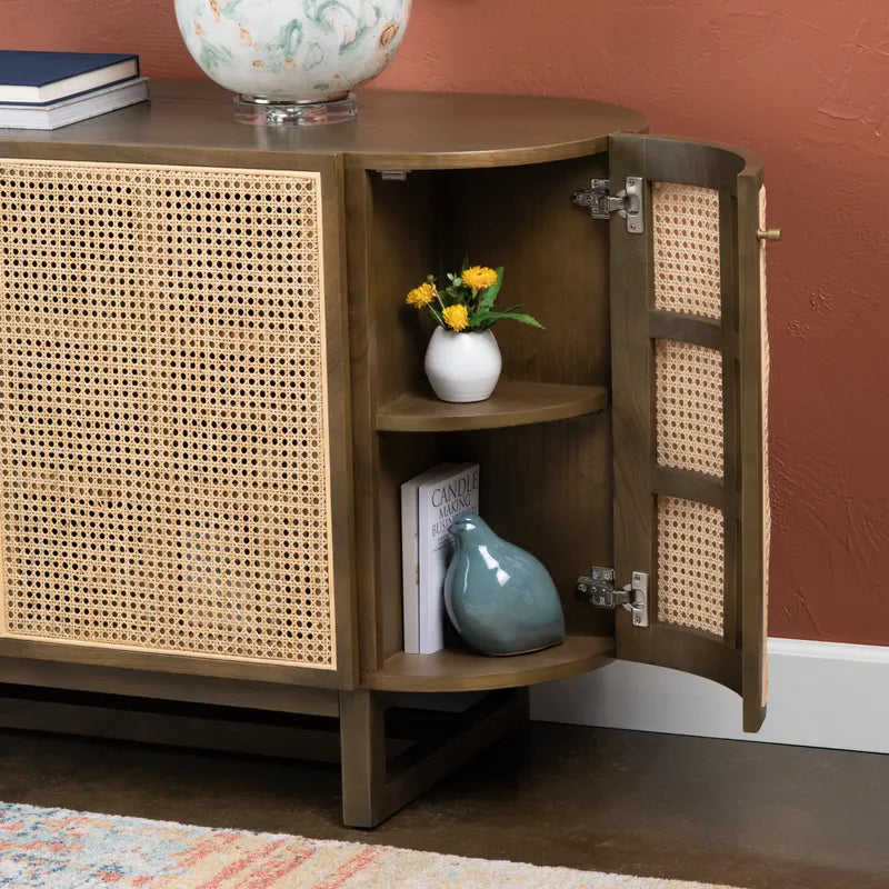 natural cane front buffet