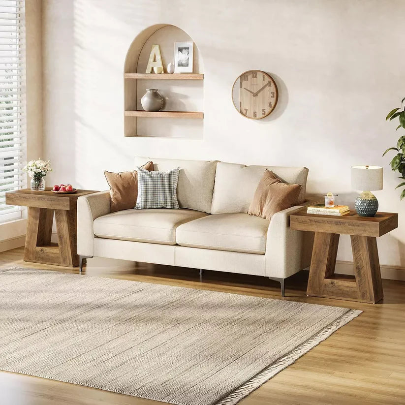  natural finish accent tables