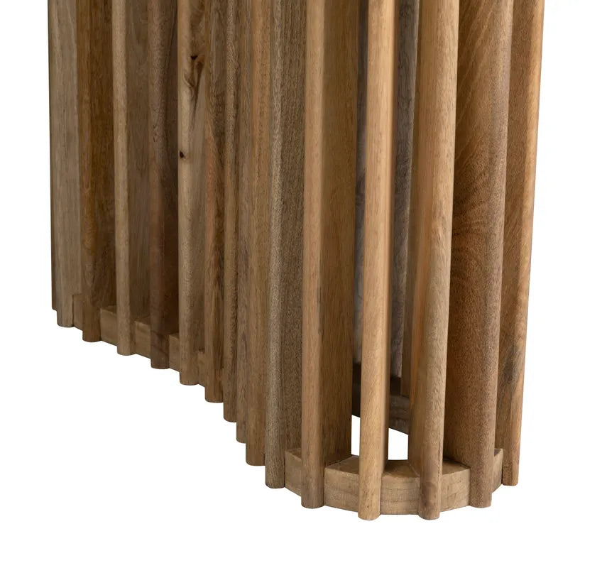 natural finish dining table