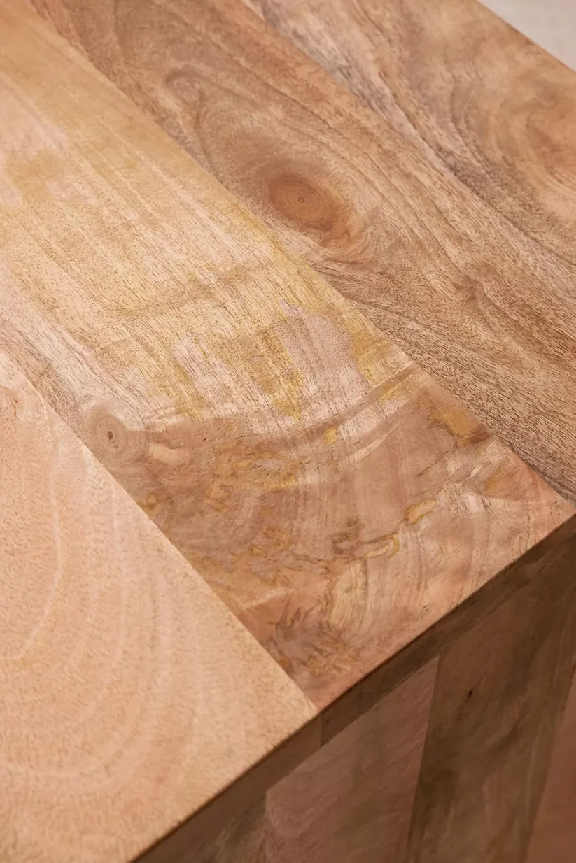  natural honey walnut bedside