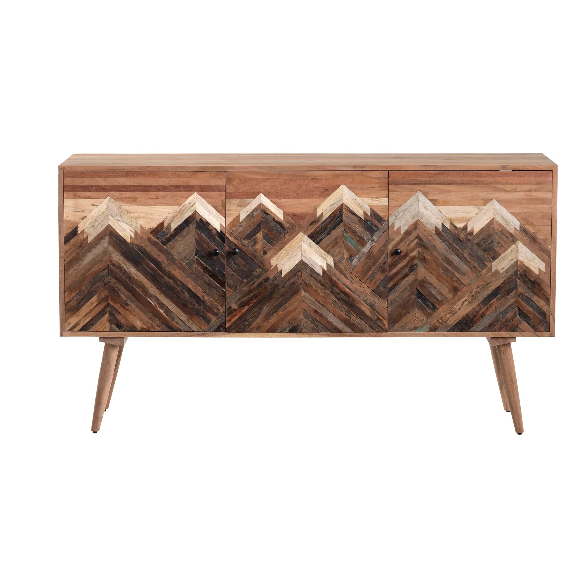 natural wood sideboard
