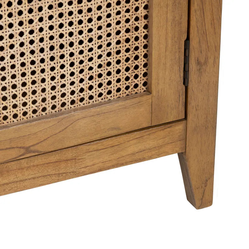  natural woven rattan cabinet