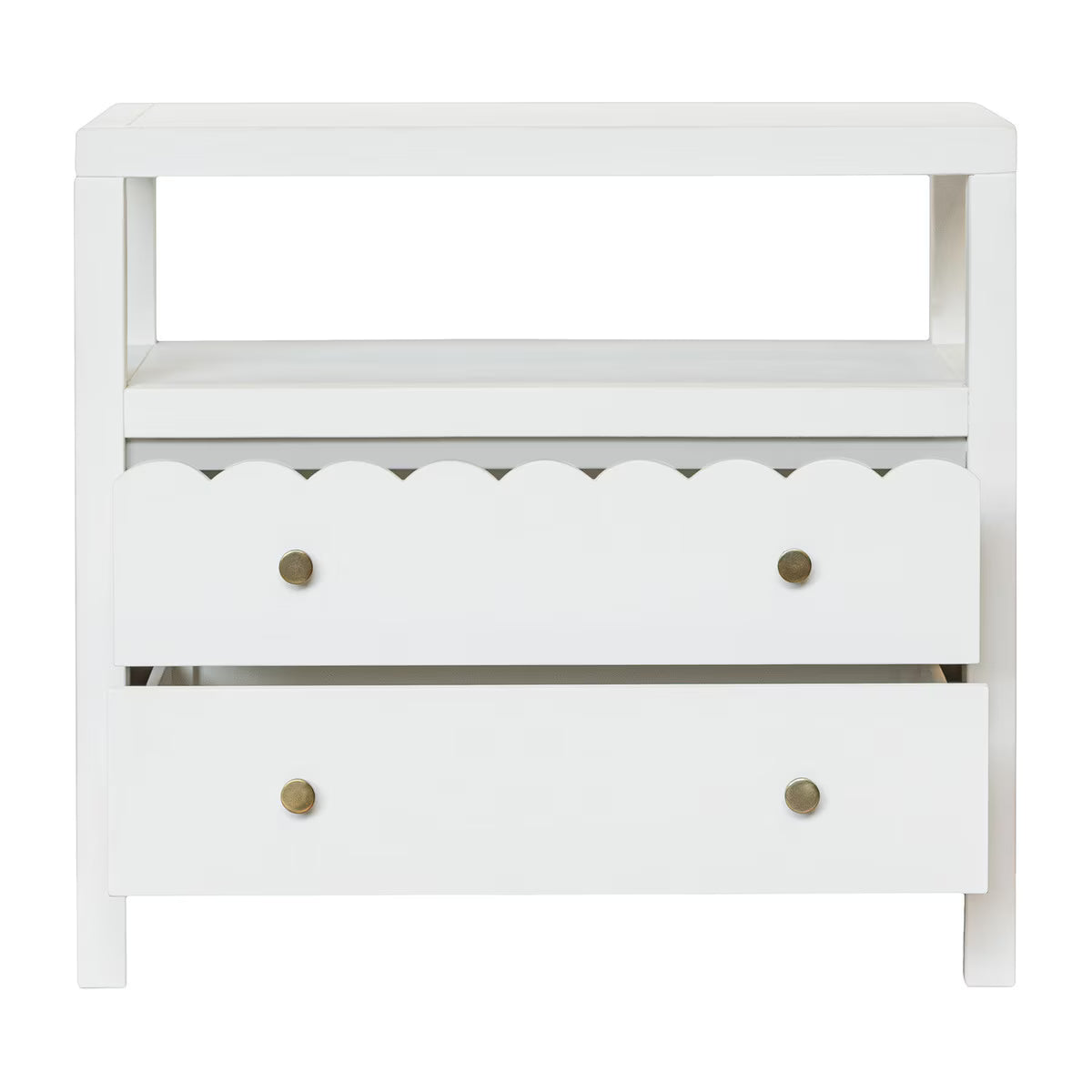 off-white finish nightstand