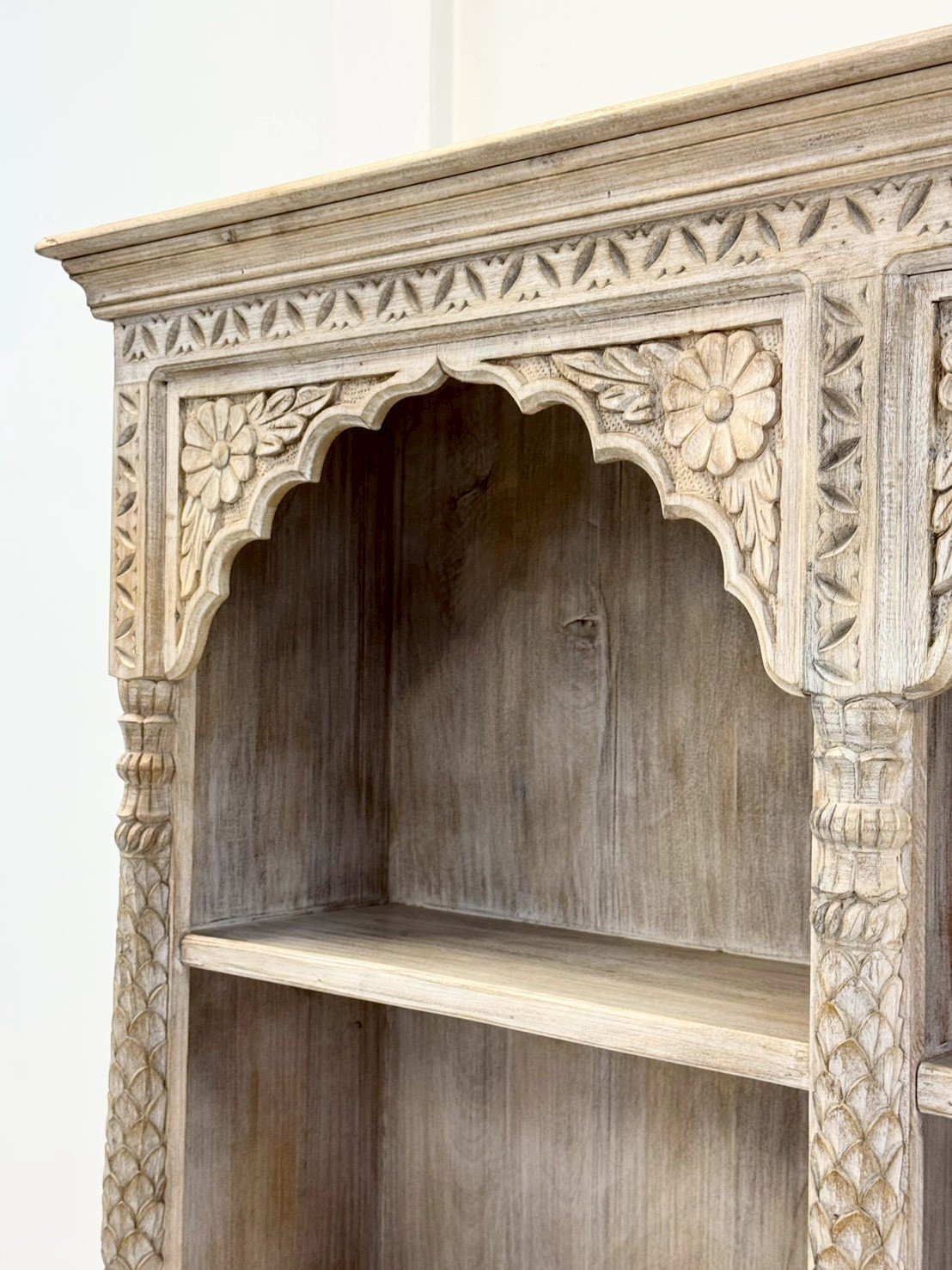 open shelves bookcase