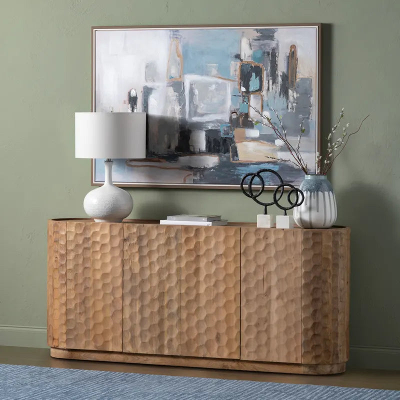organic texture cabinet