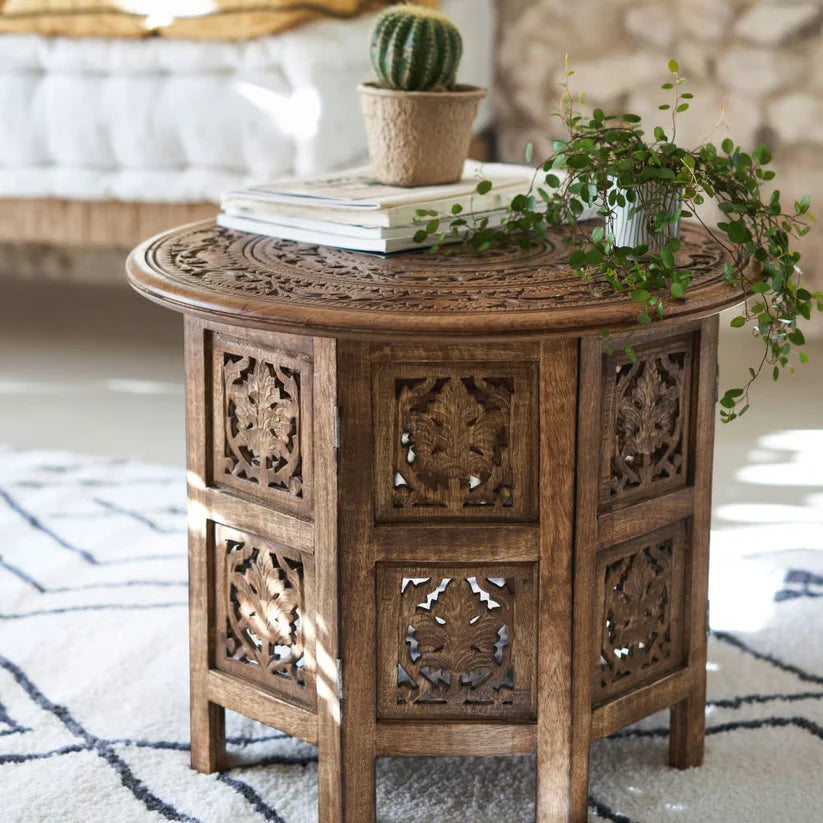 oriental carved table