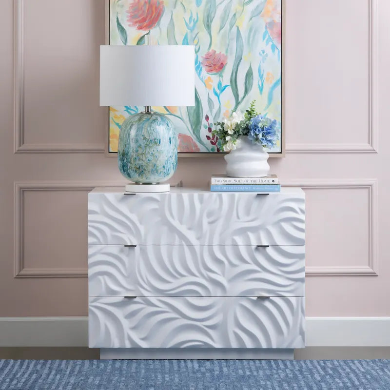 othelio three drawer chest