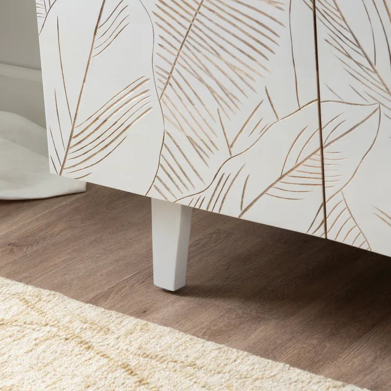 painted botanical cabinet