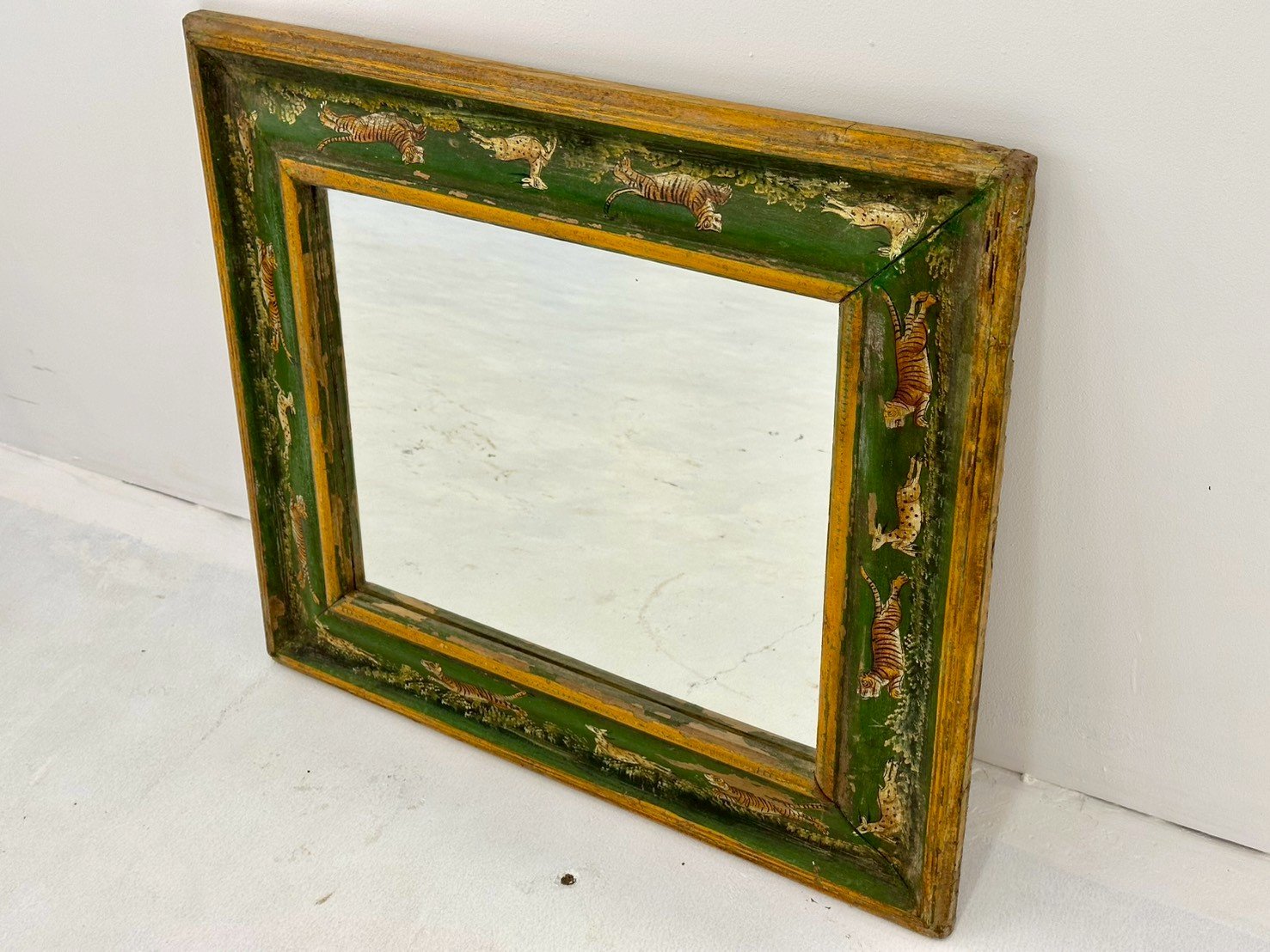 painted hanging mirror frame