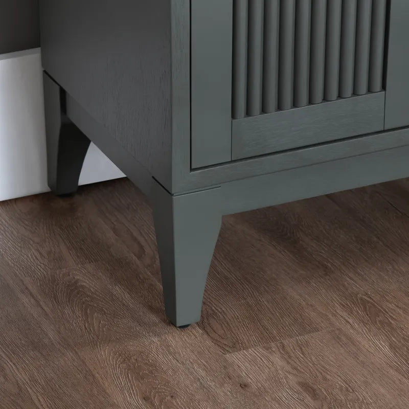 painted mango wood buffet