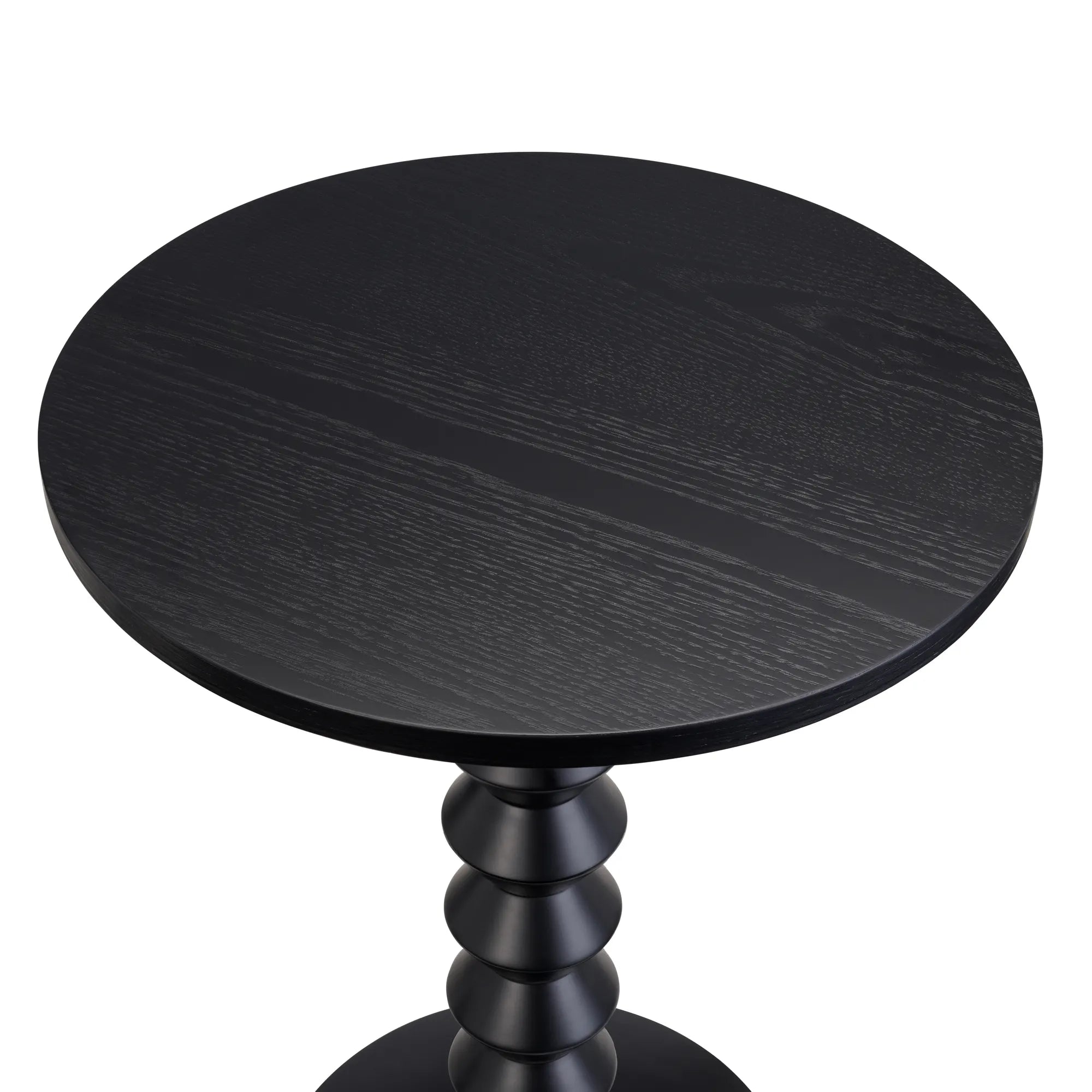 painted mango wood side table