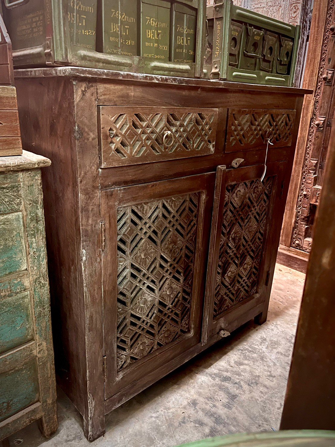 perforated door cabinet