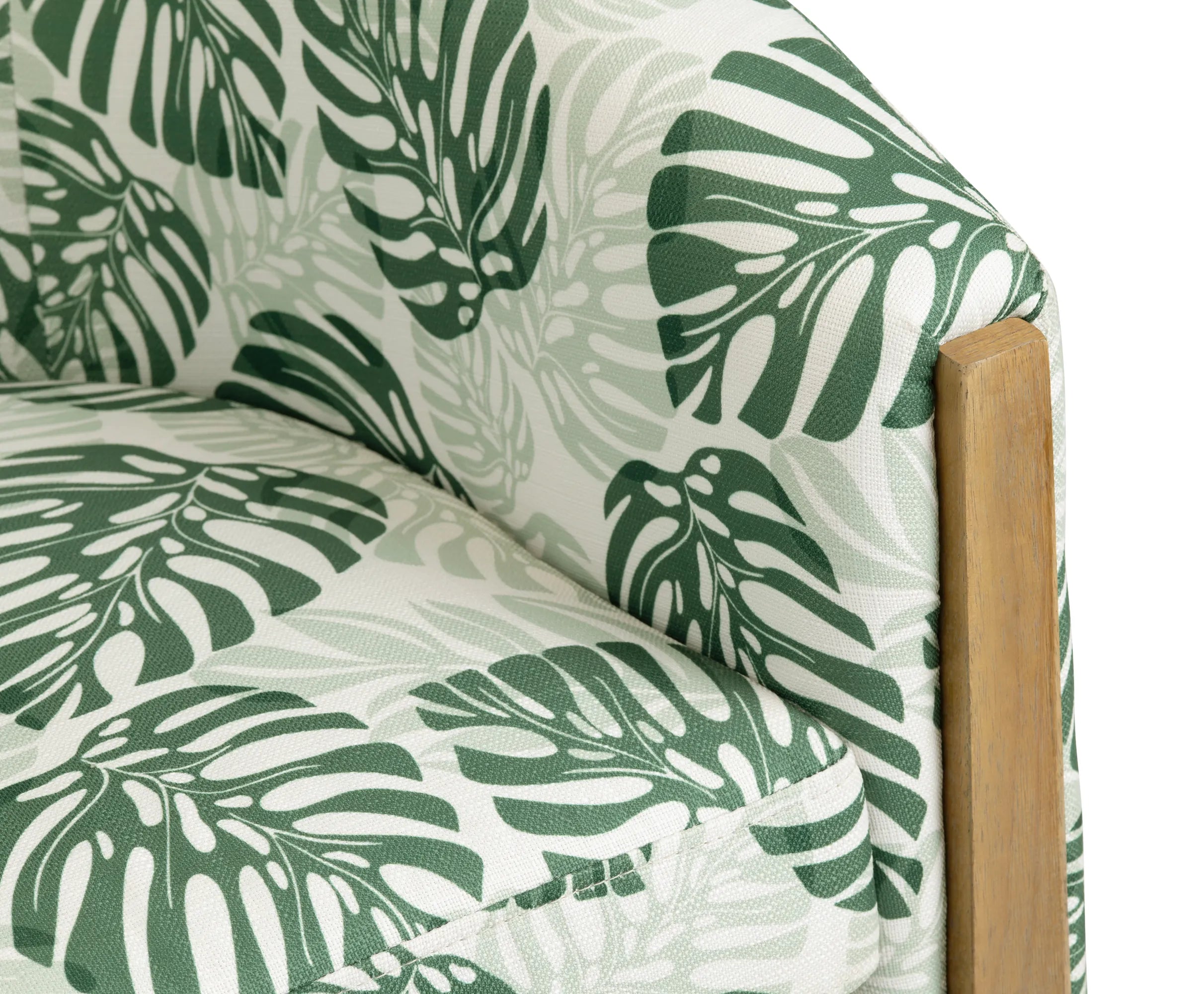 printed accent chair