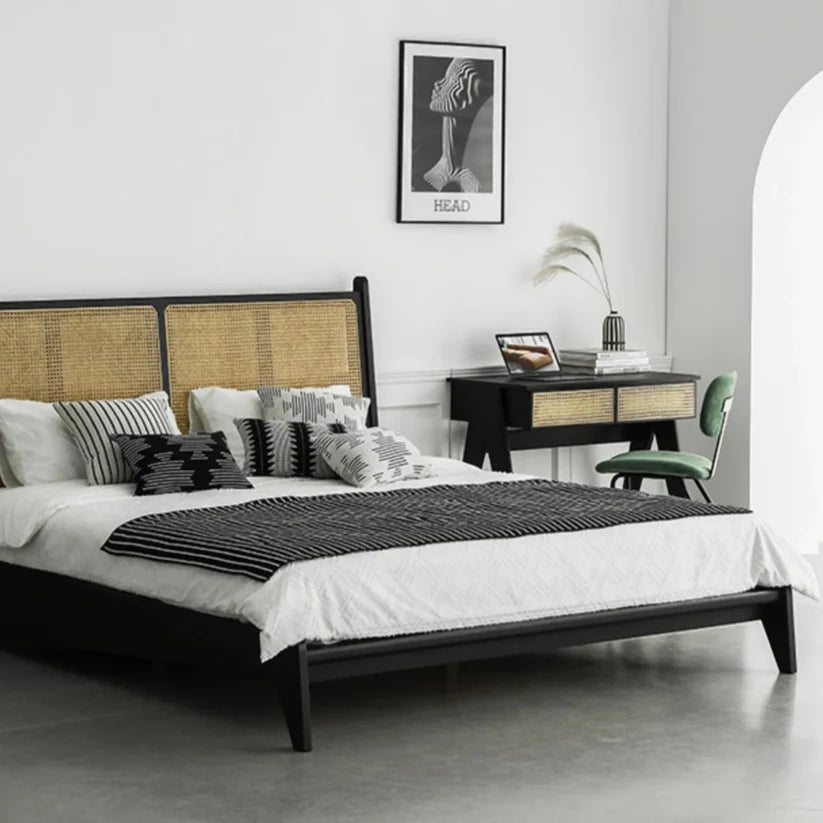 rattan bed frame