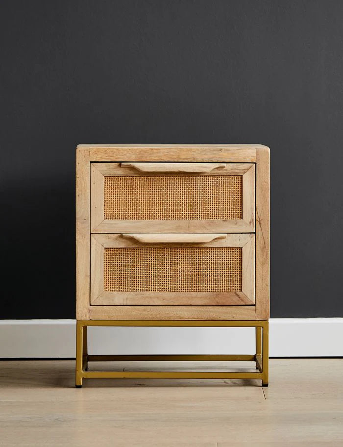  rattan cane side table
