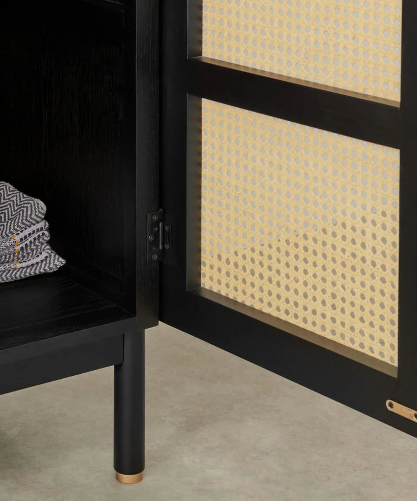 rattan closet door